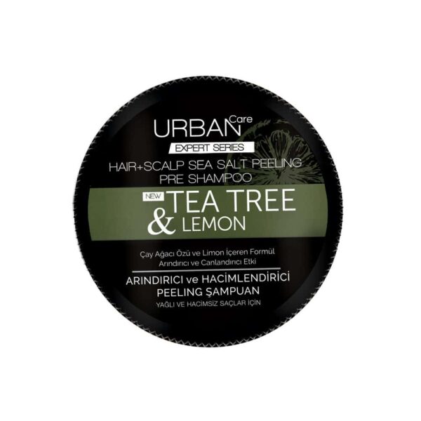 اسکراب کف سر درخت چای و لیمو آربن کر مناسب کف سر چرب حجم دهنده و پاک کننده قوی