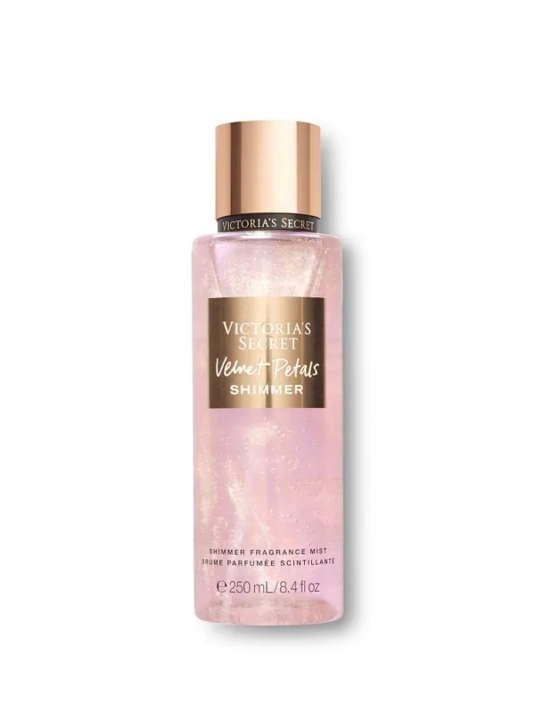 بادی میست شاین دار ولوت پتالز شیمر ویکتوریا سکرت رایحه وانیل شکوفه بادام Velvet Pelals SHIMMER