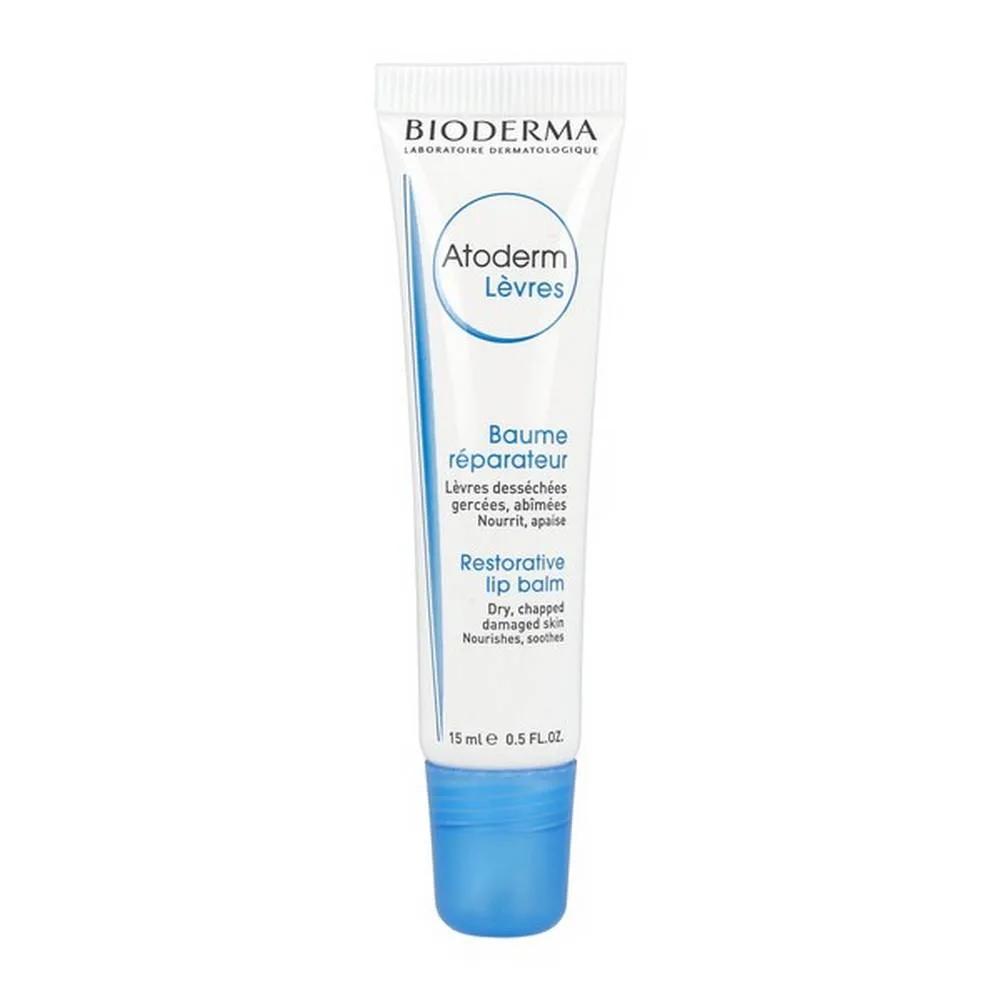 بالم لب کرمی اتودرم بایودرما مناسب لب های خشک و آسیب دیده مرطوب کننده تسکین دهنده bioderma Atoderm lèvres