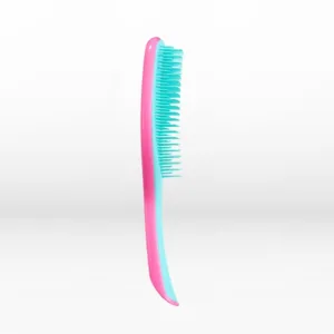 برس تنگل تیزر وت مخصوص موهای خیس صورتی آبی Wet Detangler Large