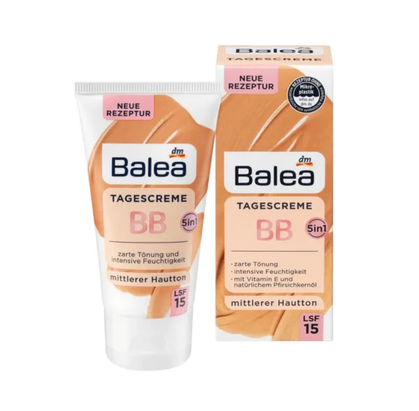 بی بی کرم باله آ Balea انواع پوست مدیوم تینت SPF15 بی بی کرم باله آ Balea انواع پوست مدیوم تینت SPF15