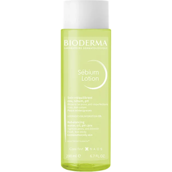 تونر پوست چرب بایودرما سبیوم لوشن متعادل کننده چربی sebium lotion