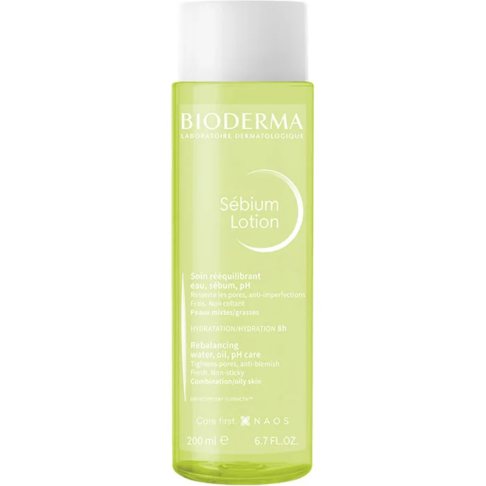 تونر پوست چرب بایودرما سبیوم لوشن متعادل کننده چربی sebium lotion