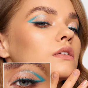 خط چشم رنگی ژلی شیگلم مدل پیچی کالر کراش رنگ آبی Daydreamer