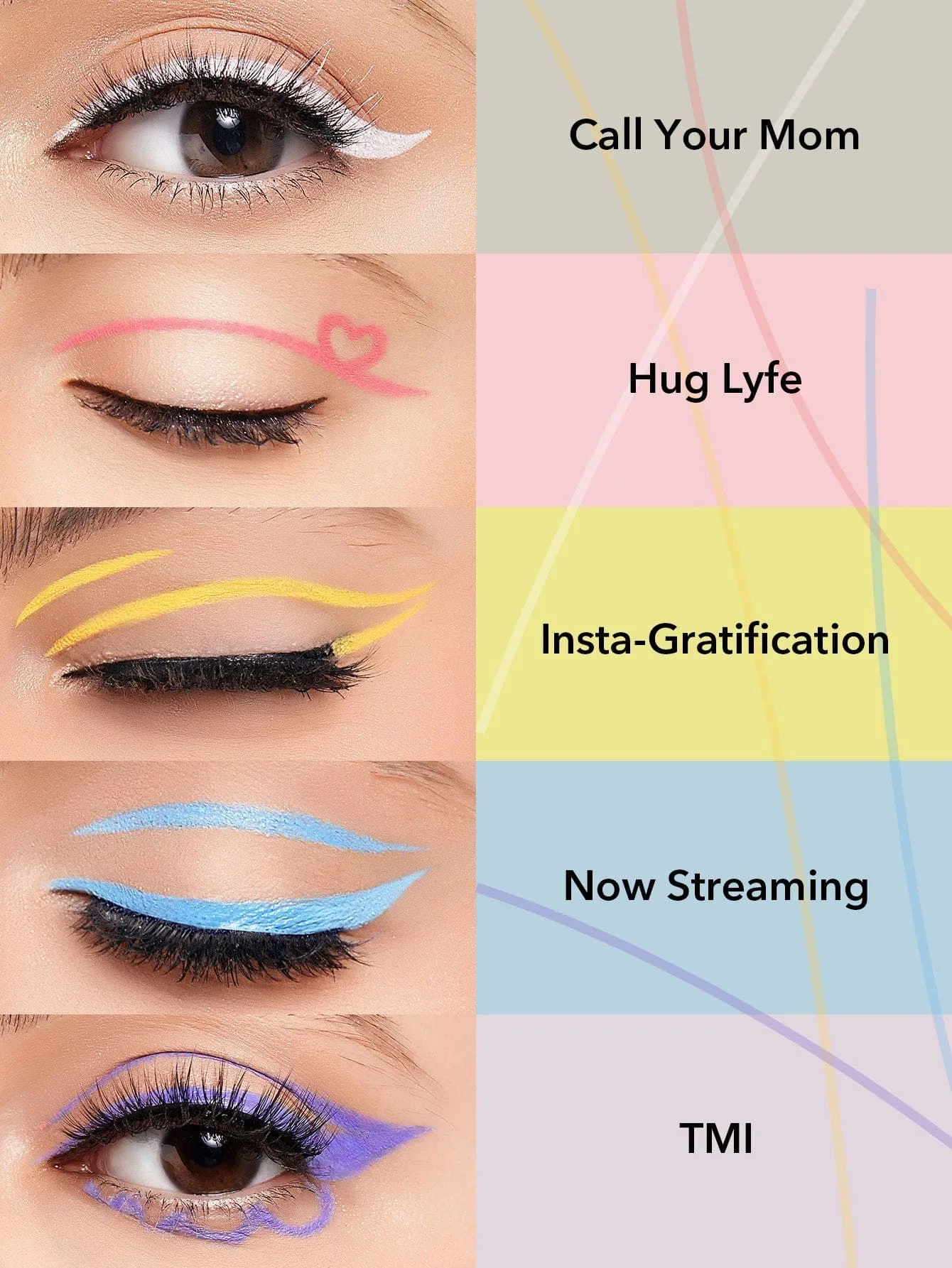 خط چشم رنگی لیکوئید شیگلم نمدی کالر کراش Insta-Gratification