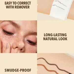 خط چشم کرمی پیچی شیگلم ضد آب گیاهی حرفه ای قهوه ای (کد3005) On-Line Creamy Eyeliner - Brown