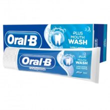 خمیر دندان تمیز کننده اورال بی مدل plus mouth wash