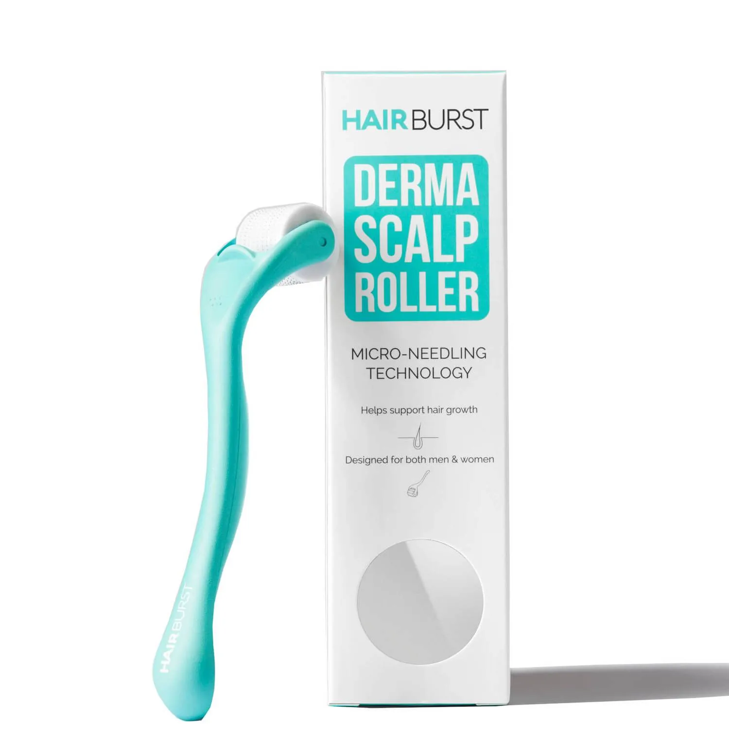 درمارولر هیربرست سایز 0.25 بهبود گردش خون و رشد مو و جلوگیری از نازک شدن مو HAIR BURST Scalp Roller