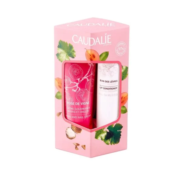 کرم دست و بالم لب کدلی مدل رز Rose de Vigne caudalie