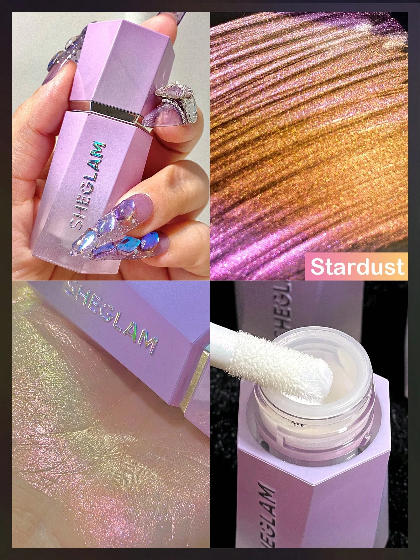 هایلایتر کروماتیک شیگلم موجود در سه رنگ GLOW BLOOM CHROMA