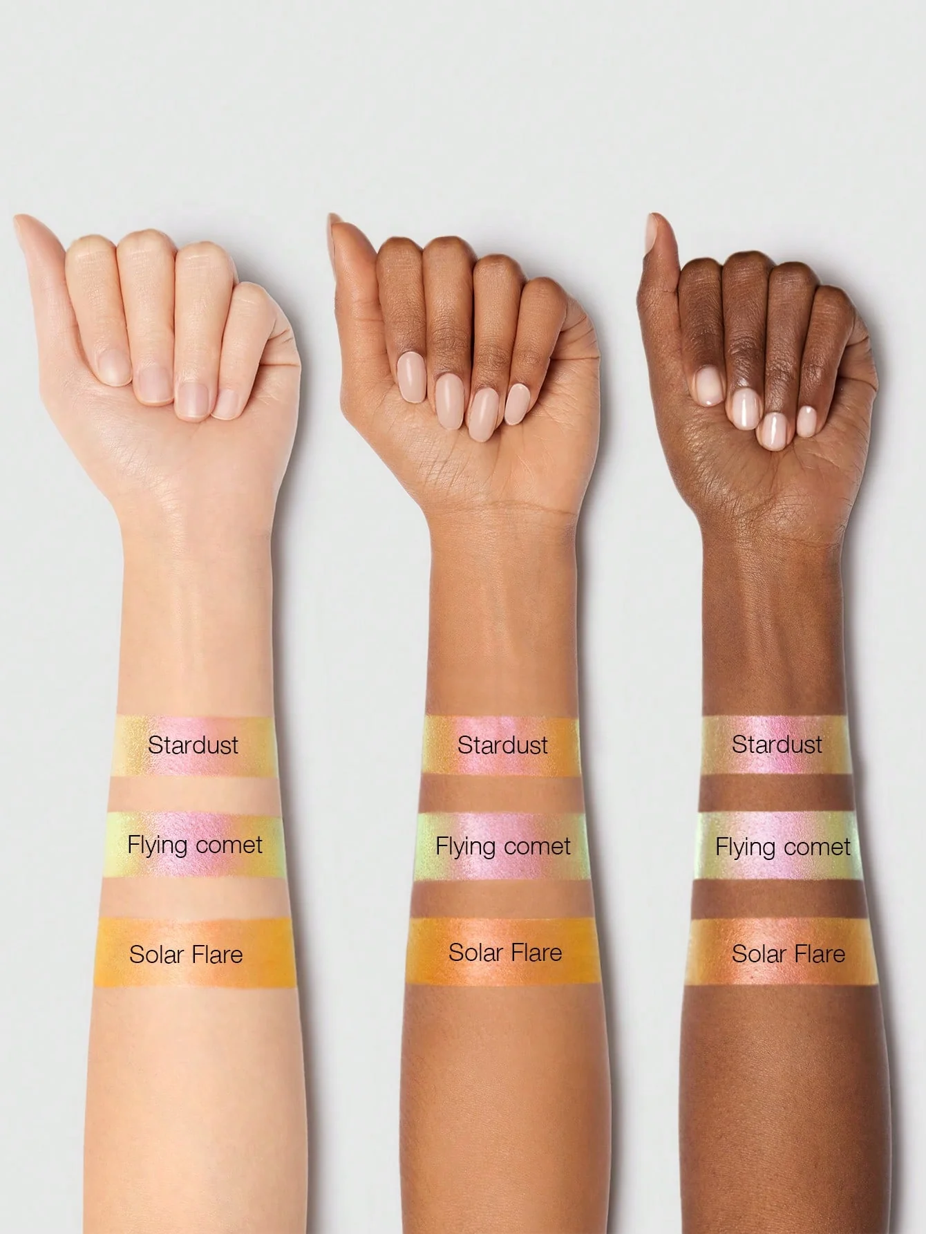هایلایتر کروماتیک شیگلم موجود در سه رنگ GLOW BLOOM CHROMA