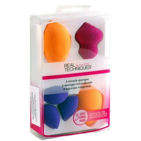 ست پد ( اسفنج ) آرایش معجزه ریل تکنیک 6 عددی کد 1570