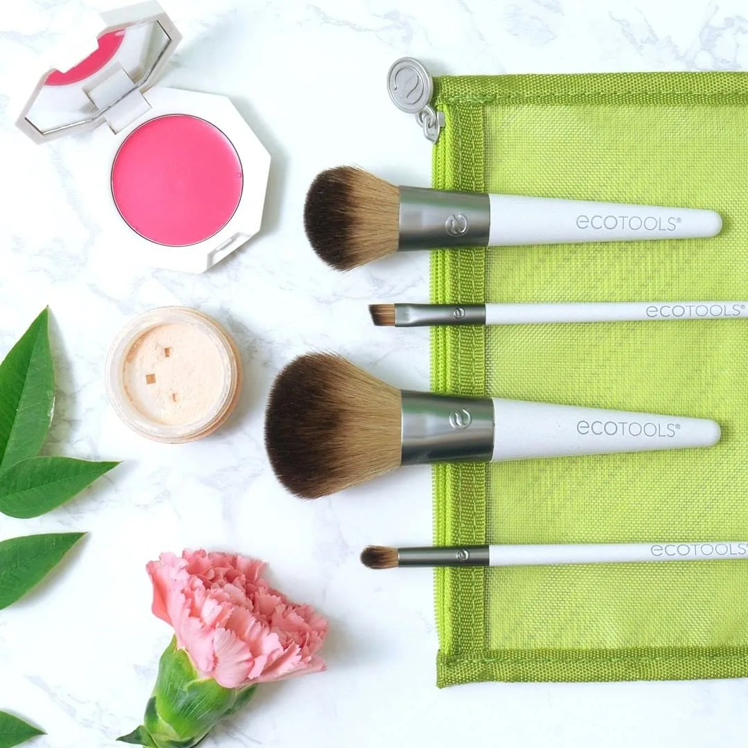 ست براش چهار عددی آرایشی چند کاره اکو تولز  eco tools کد 1613