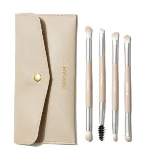 ست براش شیگلم مخصوص آرایش چشم حاوی 4 براش دو طرفه eye essential brush set