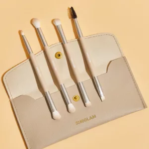 ست براش شیگلم مخصوص آرایش چشم حاوی 4 براش دو طرفه eye essential brush set
