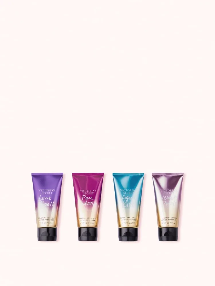 ست گیفت 4 عددی لوسیون بدن مینی ویکتوریا سکرت Victoria's Secret