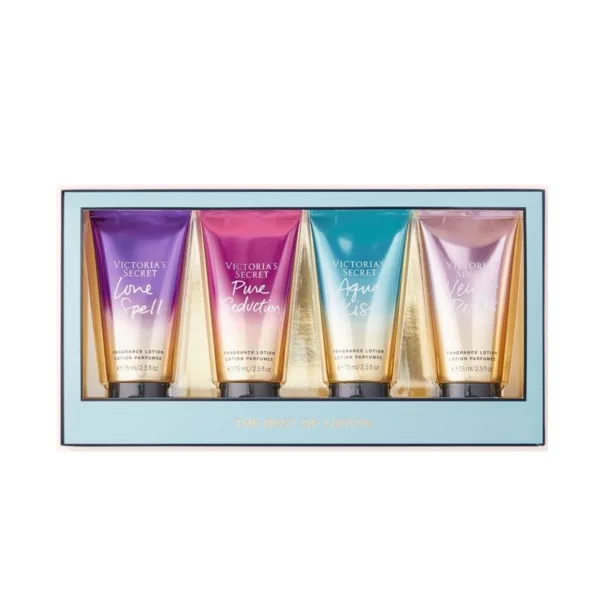 ست گیفت 4 عددی لوسیون بدن مینی ویکتوریا سکرت Victoria's Secret