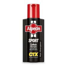 شامپو آلپسین اصل کافئین و بیوتین تقویت کننده Alpecin Sport Caffeine Shampoo CTX