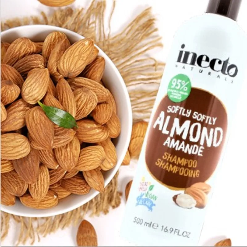 شامپو بادام اینکتو ضد وز و خشکی مناسب انواع مو