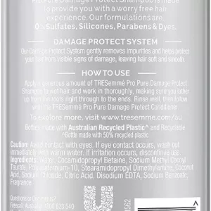 شامپو بدون سولفات ترسمه پرو پیور ترمیم مو آسیب دیده Pure Damage Protect
