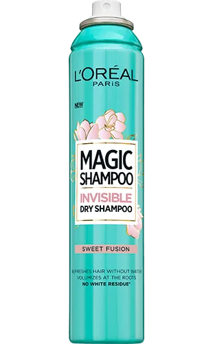 شامپو خشک مجیک لورآل SWEET FUSION رایحه گل رز 200میل