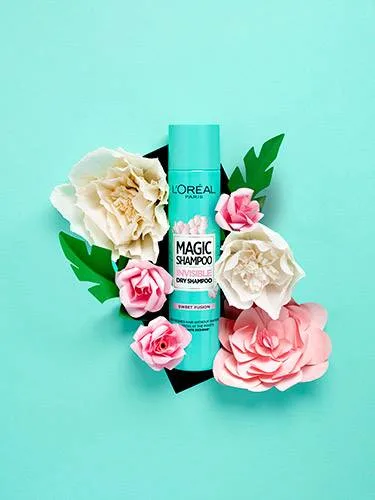 شامپو خشک مجیک لورآل SWEET FUSION رایحه گل رز 200میل