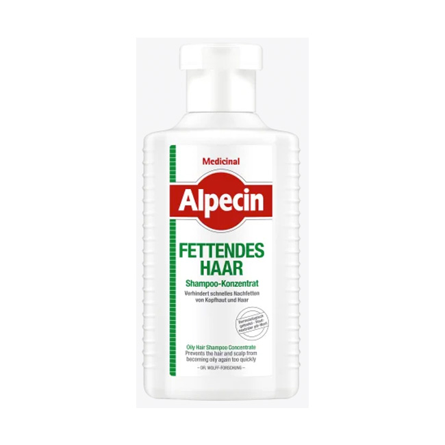شامپو درمانی آلپسین مخصوص موی چرب فتندز Fettendes Haar 200 Alpecin Shampoo
