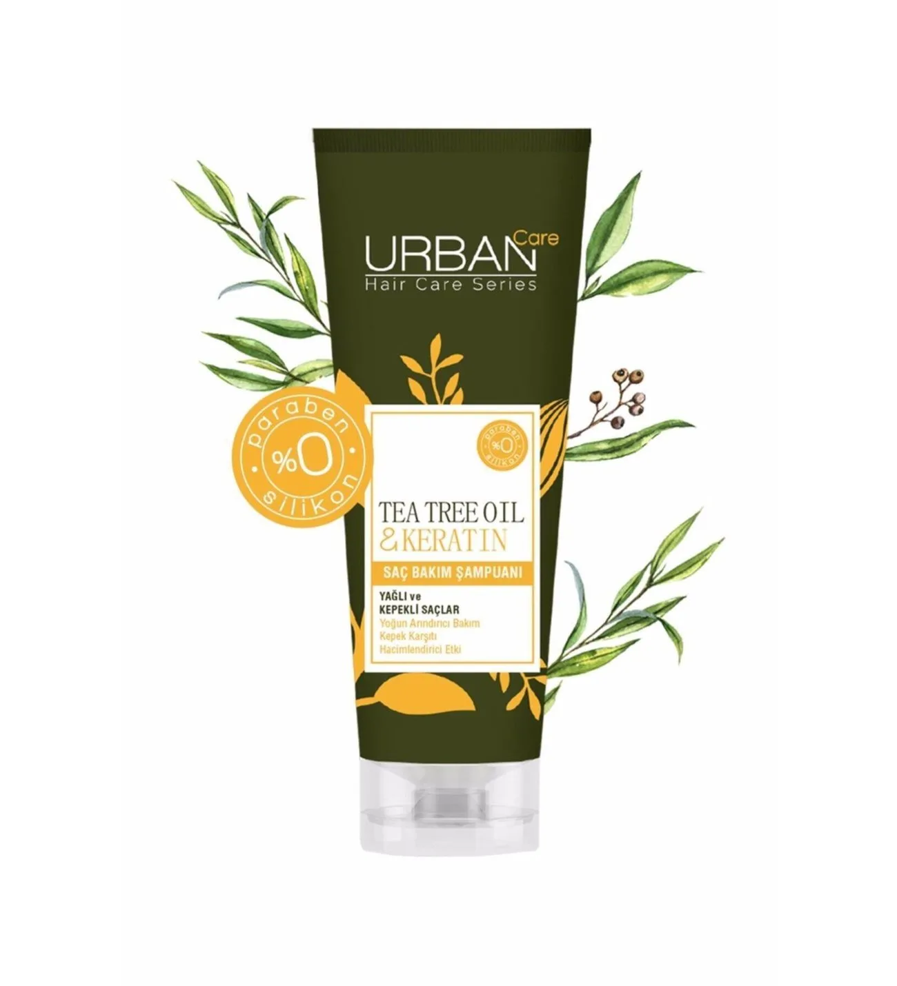 شامپو روغن درخت چای و کراتین آربن کر urban care