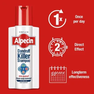 شامپو ضد شوره آلپسین اصل مناسب مصرف روزانه Alpecin Dandruff Killer
