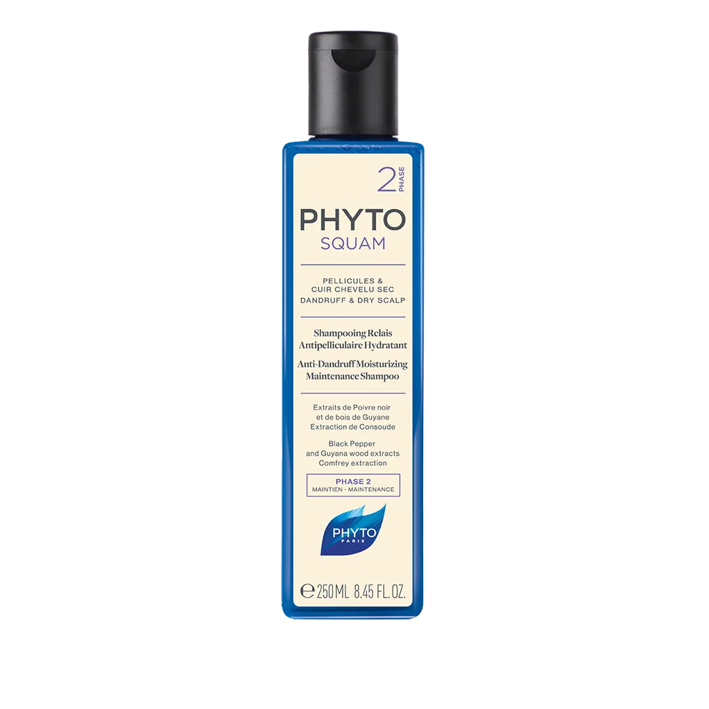 شامپو ضد شوره فیتواسکوام فیتو مخصوص پوست خشک آقایان و خانم ها PHYTOSQUAM Purifying Shampoo