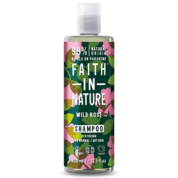 شامپو فیت این نیچر رز وحشی احیا و تغذیه کننده مناسب موی معمولی تا خشک 100% طبیعی وگان FAITH IN NATURE شامپو فیت این نیچر رز وحشی احیا و تغذیه کننده مناسب موی معمولی تا خشک 100% طبیعی وگان FAITH IN NATURE