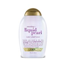 شامپو بدون سولفات مروارید مایع نرم کننده و درخشان کننده مو liquid pearl OGX