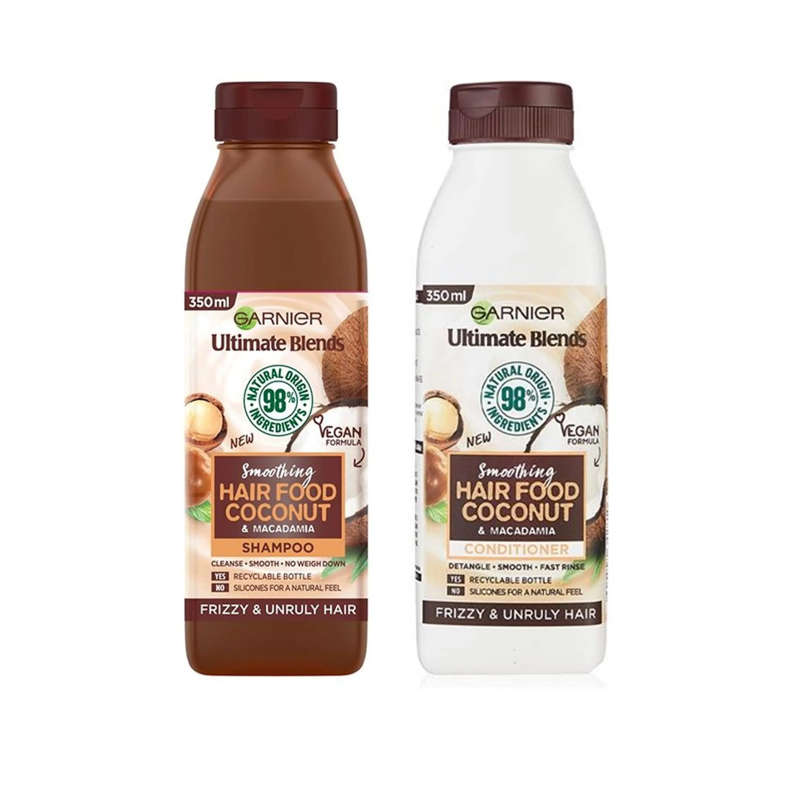 شامپو و نرم کننده نارگیل ماکادمیا گارنیر شامپو و نرم کننده نارگیل ماکادمیا گارنیر