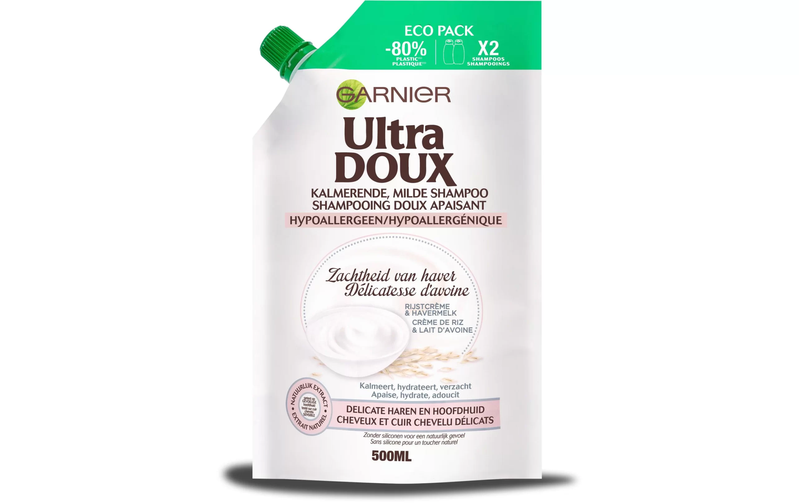 شامپو شیر جو دو سر گارنیه مدل اکوپک اقتصادی ساندیسی یا پاکتی