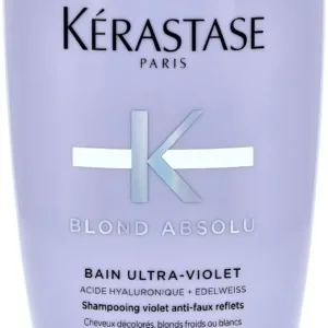 شامپو کراستاس بلوند ابسولو lمحافظ رنگ موهای بلوند ضد زردی روزانه kerastase Blond bain ultra violet