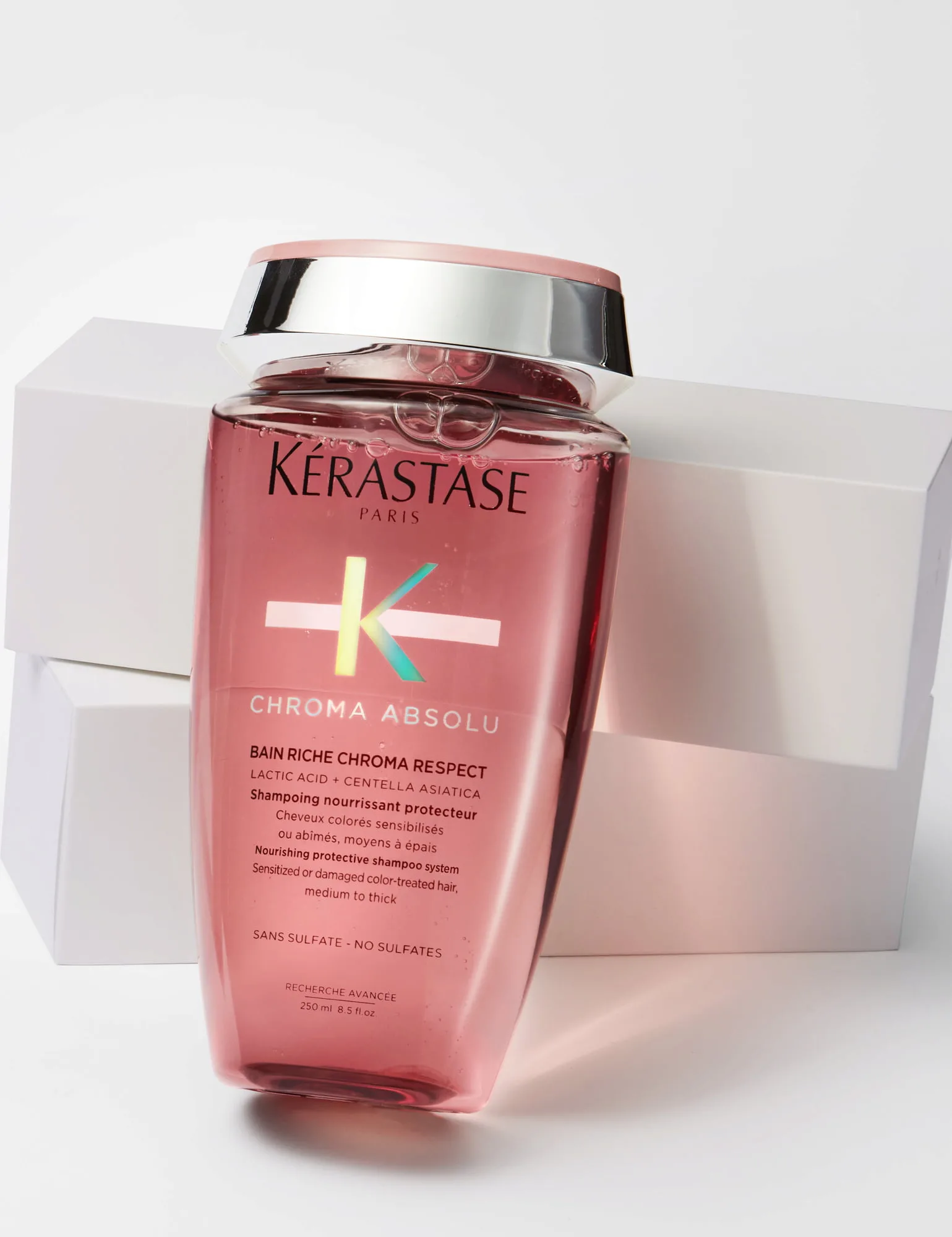 شامپو کراستاس محافظ قوی رنگ مو درخشان کننده عالی Bain Riche Chroma Respect Chroma Absolu kerastase