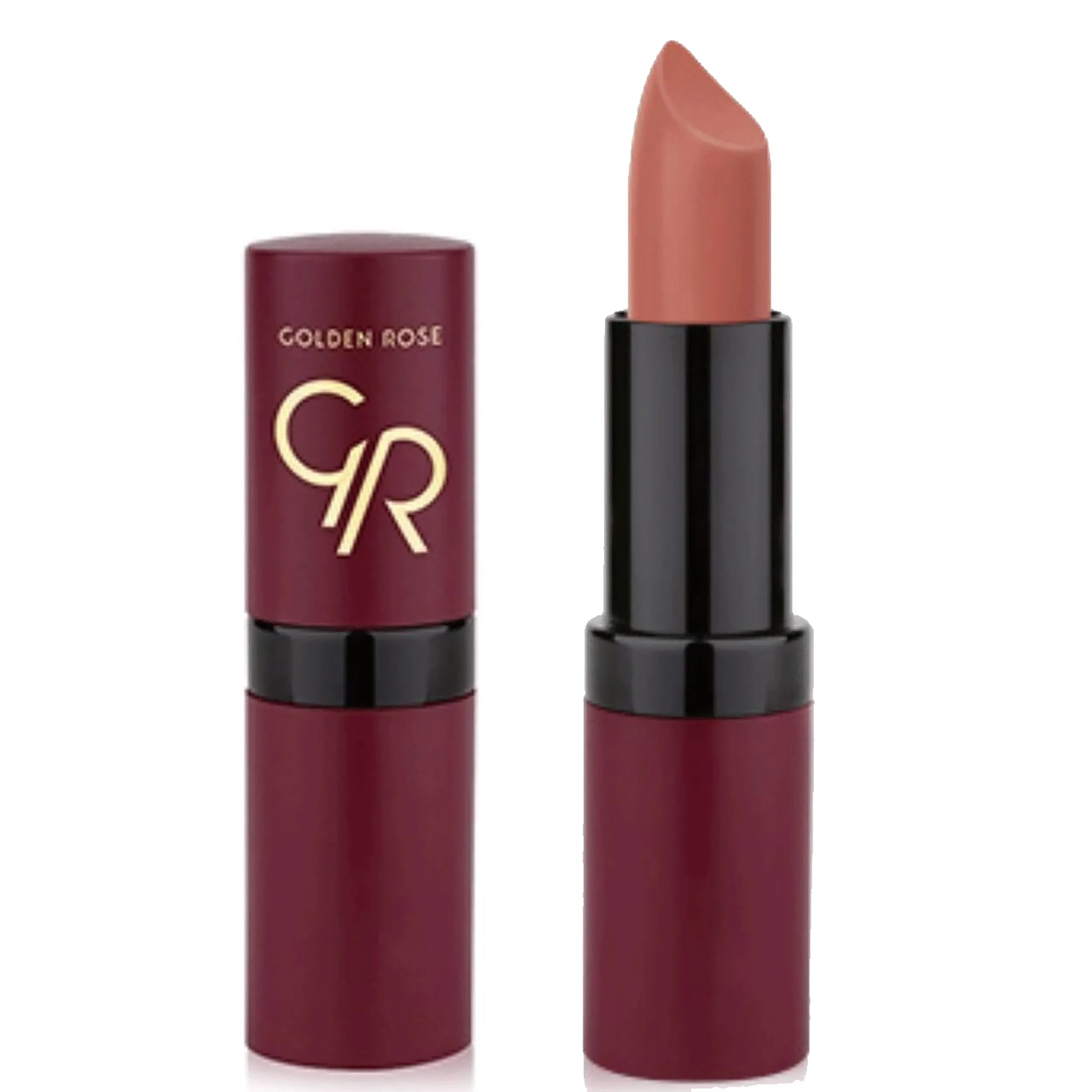 رژ لب جامد مخملی مات velvet گلدن رز