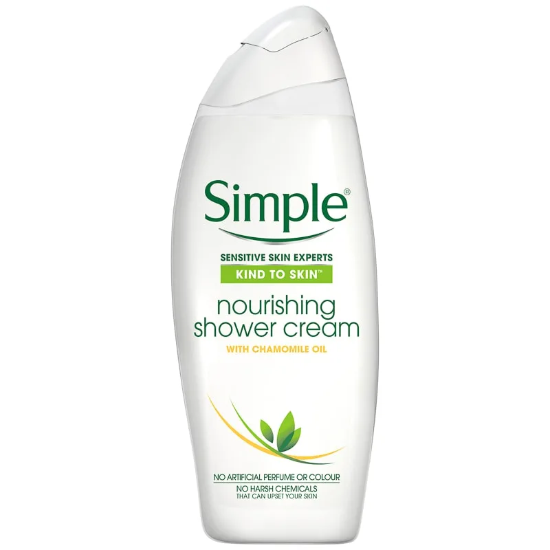 شامپو بدن کرمی سیمپل با رایحه بابونه تغذیه کننده و نرم کننده پوست شامپو بدن کرمی سیمپل با رایحه بابونه تغذیه کننده و نرم کننده پوست