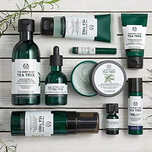 ژل شستشوی صورت درخت چای | بادی شاپ تی تری 250میل body shop tea tree gel