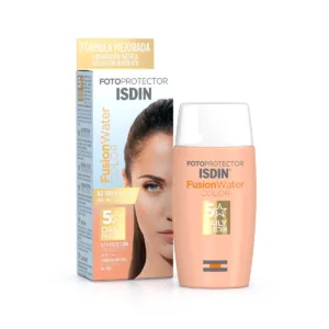 ضد آفتاب ایزدین رنگی فیوژن واتر فرمولاسیون جدید  ISDIN Fusion Water Color SPF 50