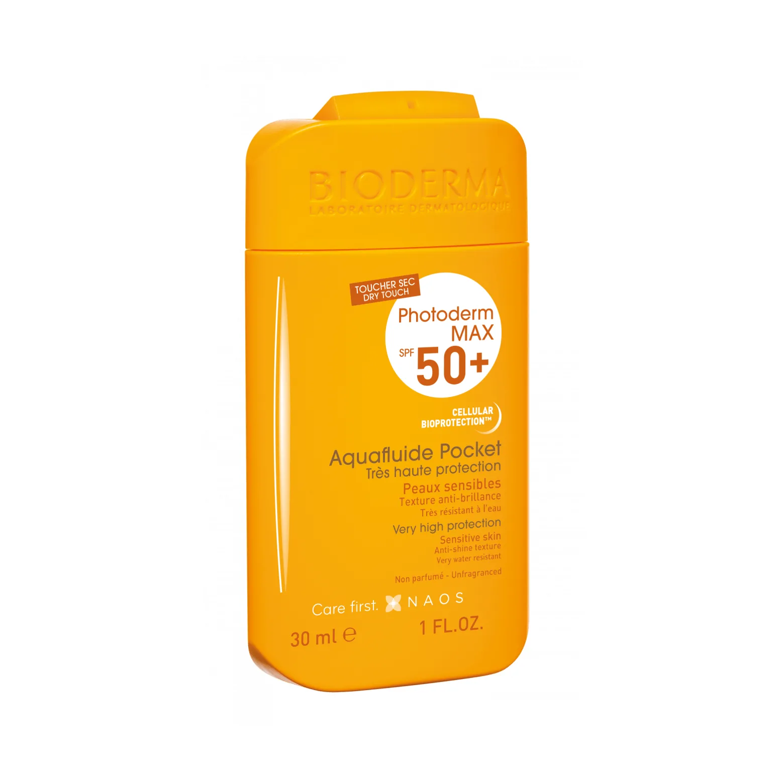 ضد آفتاب بی رنگ بایودرما مدل جیبی آکوآ فلوید spf +50