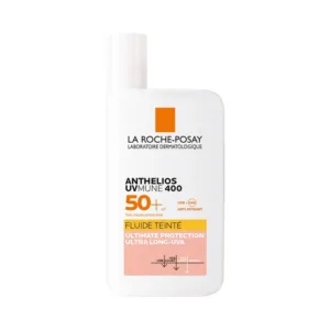 ضد آفتاب رنگی لاروش پوزای SPF50 پوست حساس فلوئید ANTHELIOS UVMUNE 400
