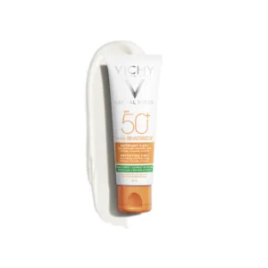 کرم ضد آفتاب بی رنگ SPF50 ویشی ضد جوش مناسب پوست چرب