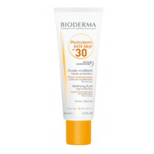ضد آفتاب فلوئید ضد لک بی رنگ بایودرما Photoderm AKN Mat SPF 30