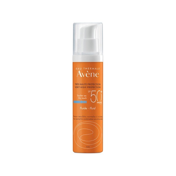 ضد آفتاب فلوئیدی مایع اون پمپی مناسب پوست حساس نرمال تا مختلط Avene Suncare SPF50