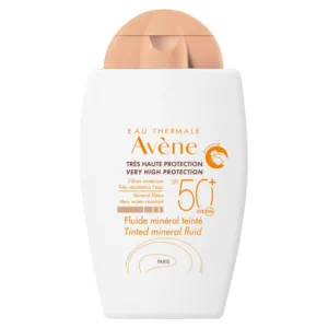 ضد آفتاب فلوئیدی مینرال اون رنگی تینت ملایم مناسب پوست حساس و انواع پوست Avene Tinted Mineral Fluid SPF 50