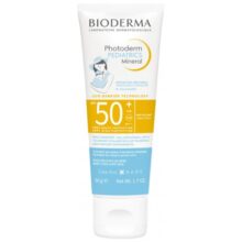 کرم ضد آفتاب بایودرما مدل pediatrics  ماینرال مناسب پوست حساس کودکان spf50