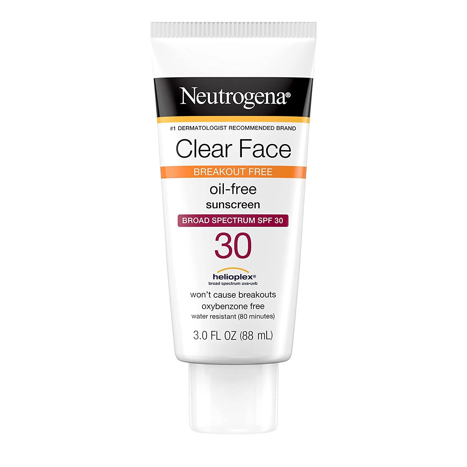 ضد آفتاب نیتروژینا پوست مستعد آکنه فاقد چربی و غیر کومودون زا clear face SPF30