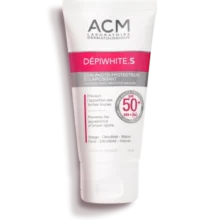 کرم ضد لک ای سی ام درمان لکه های قهوه ای مناسب صورت و گردن و دست با ضد آفتاب SPF50 ACM DEPIWHITE.S