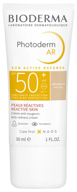 ضد آفتاب کرمی ضد پیری بایودرما رنگی (بسیار طبیعی)  Photoderm AR SPF 50